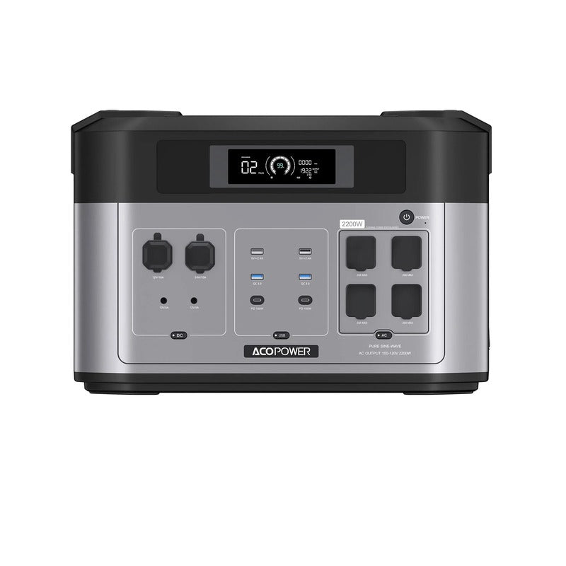 ACOPOWER BP 2000 Solar Generator 2200W front view