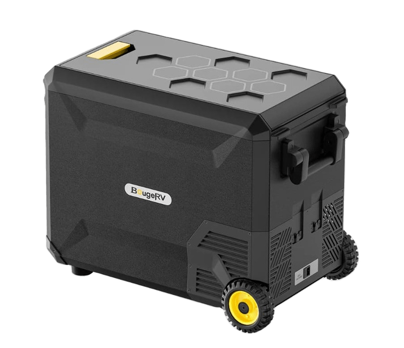 BougeRV ASPEN 40 PRO 12V Portable Fridge with 220Wh Battery Top View