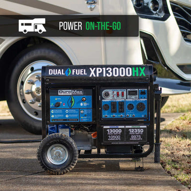 DuroMax 13,000 Watt Dual Fuel Portable Generator Rv On The Go