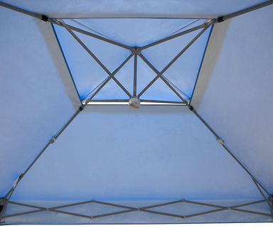 E-Z UP Patriot Vented 10x10 Underneath View