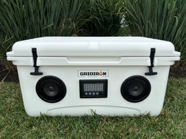 Gridiron Outdoor 68QT Speaker Cooler white front