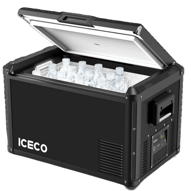 ICECO 63.4QT VL60ProS Single Zone Portable Fridge Electric Cooler Open Lid