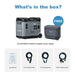 ACOPOWER P5000 Portable Power Station 5120Wh/2200W what's in the box