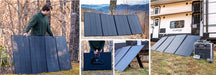 BLUETTI PV350 Solar Panel 350W Setup Images