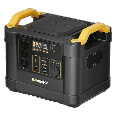 BougeRV Fort 1000 Portable Generator Solar Front View