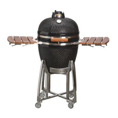 Gridiron Outdoor Kamado 21 Ceramic Grill Portable Black