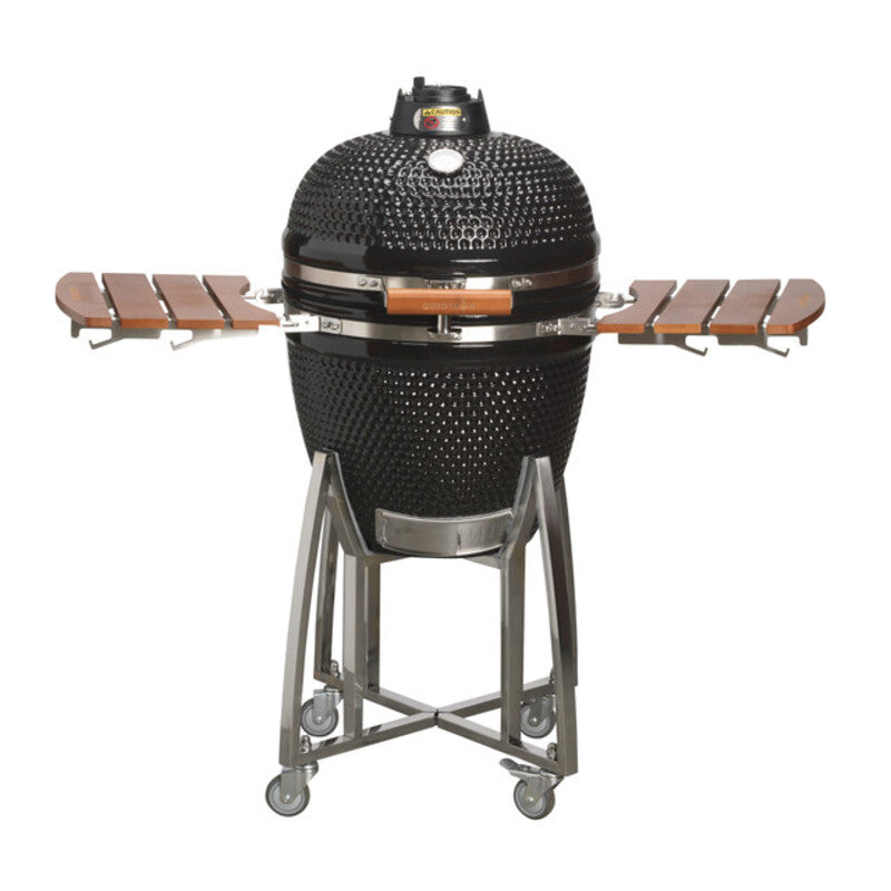 Gridiron Outdoor Kamado 21 Ceramic Grill Portable Black
