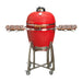 Gridiron Outdoor Kamado 21 Ceramic Grill & Charcoal Smoker Red