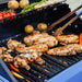 Monument Mesa 200 Gas Grill blue with chicken