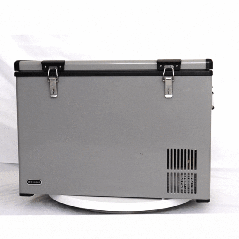Whynter FM-85G 85 Quart Portable electric Fridge / Freezer back view